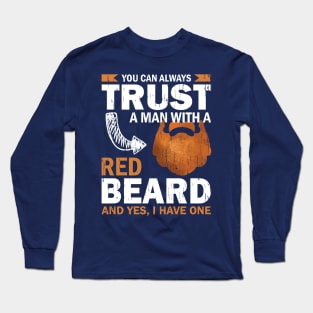 Red Beard Long Sleeve T-Shirt